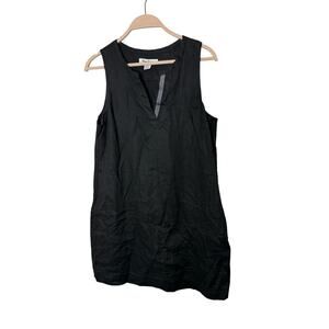 Tommy Bahama Women’s M Linen And Cotton Lining Little Black Dress Sleeveless